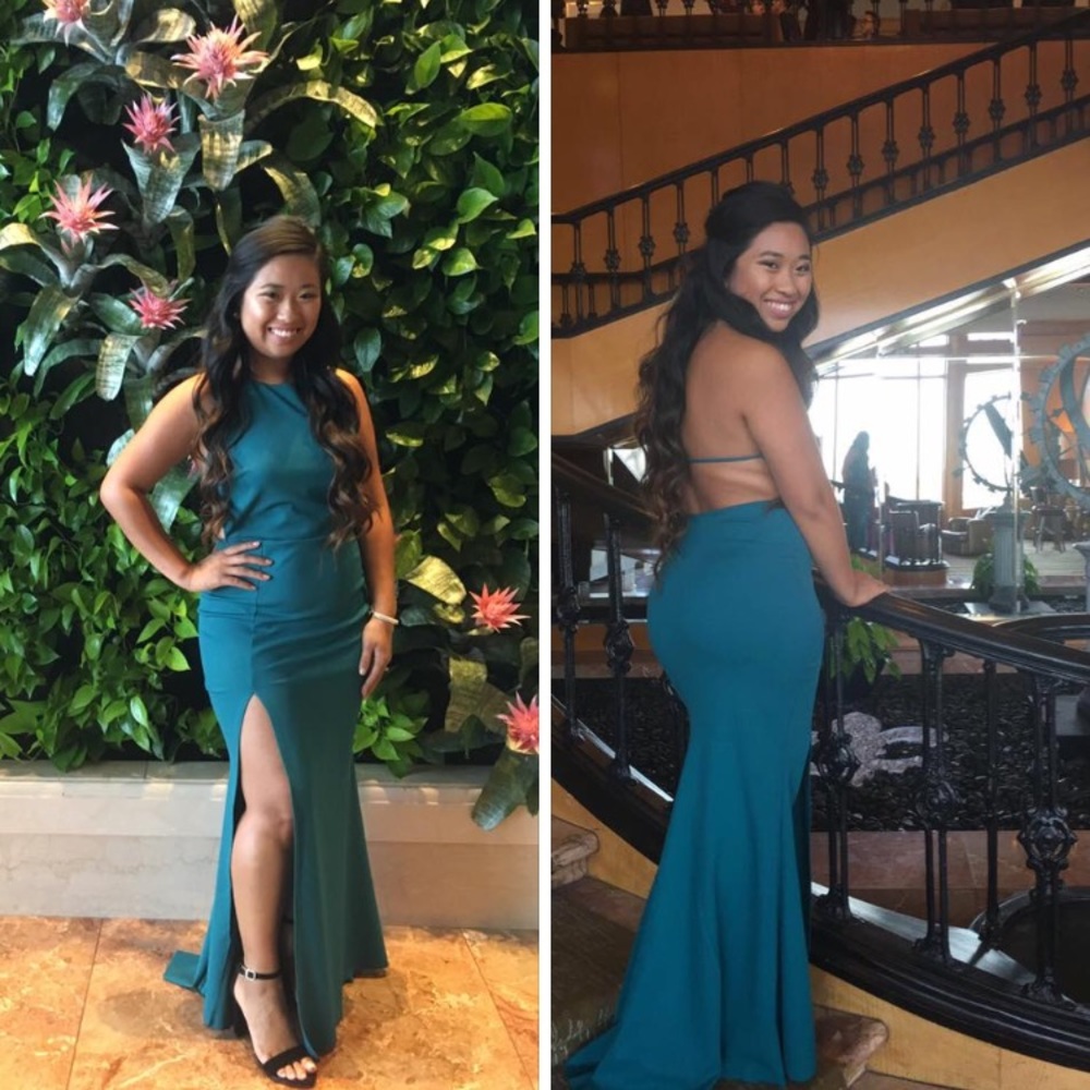Teal formal dress👗❤️