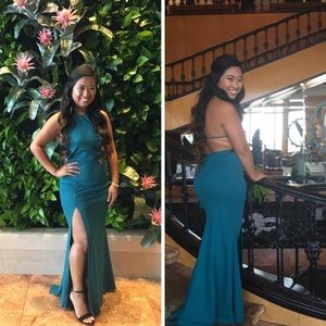 Teal formal dress👗❤️