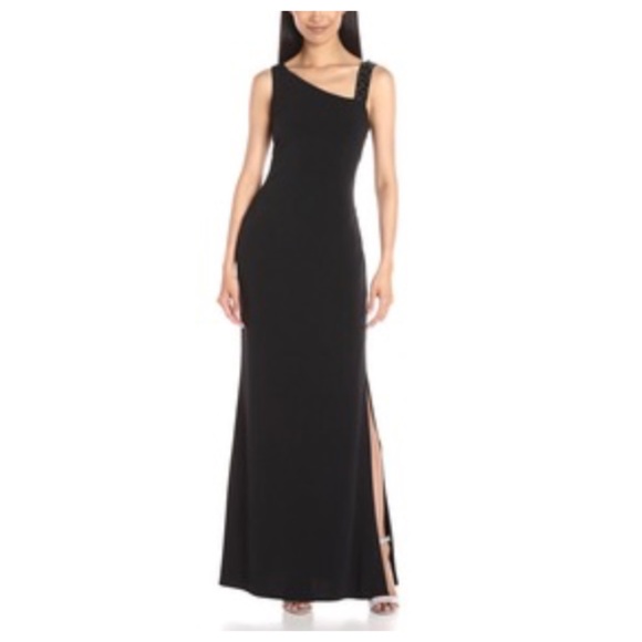 Black long formal dress- Laundry by Shelli Segal - Picture 1 of 3