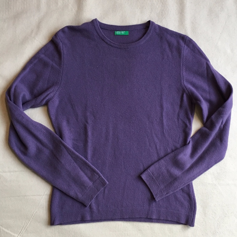 United Colors of Bennetton Crew Wool Sweater SMALL