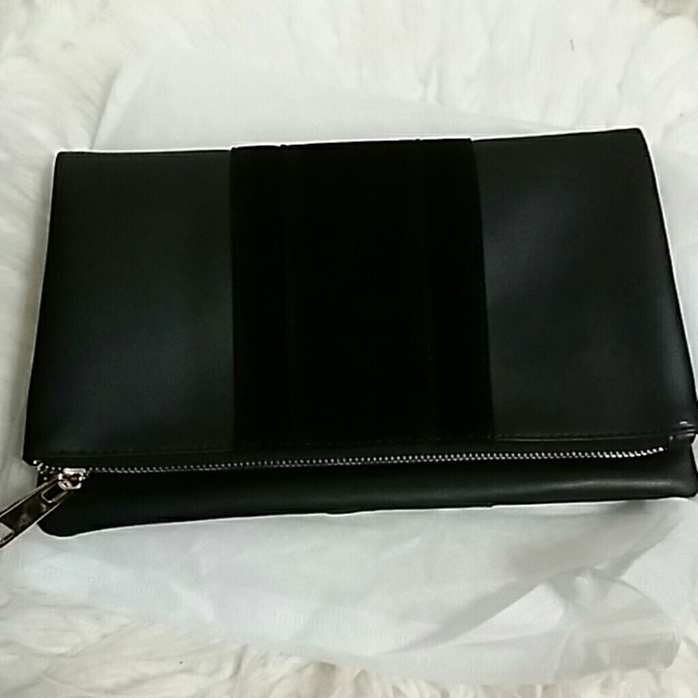Vegan leather clutch
