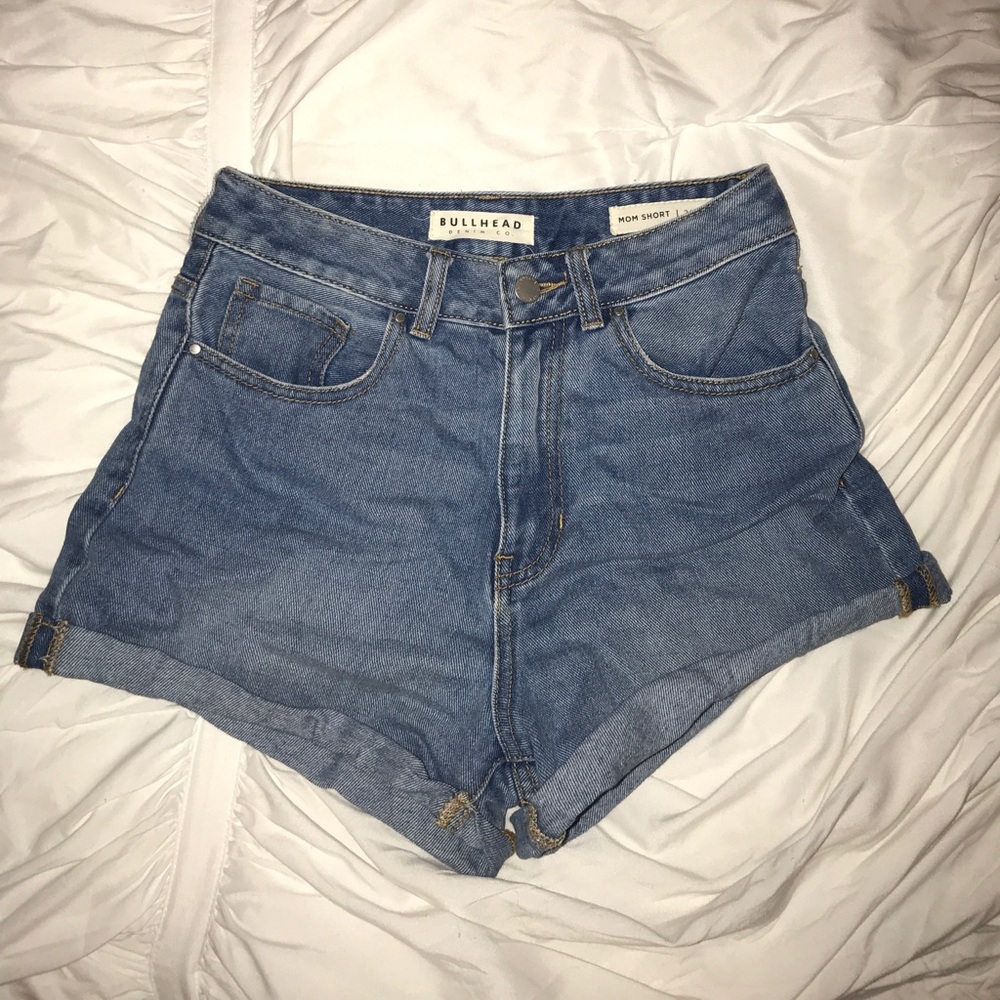 High Waisted Denim Shorts