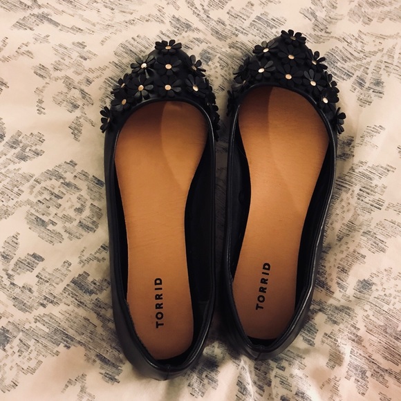 torrid Shoes - Black wide width ballet flats