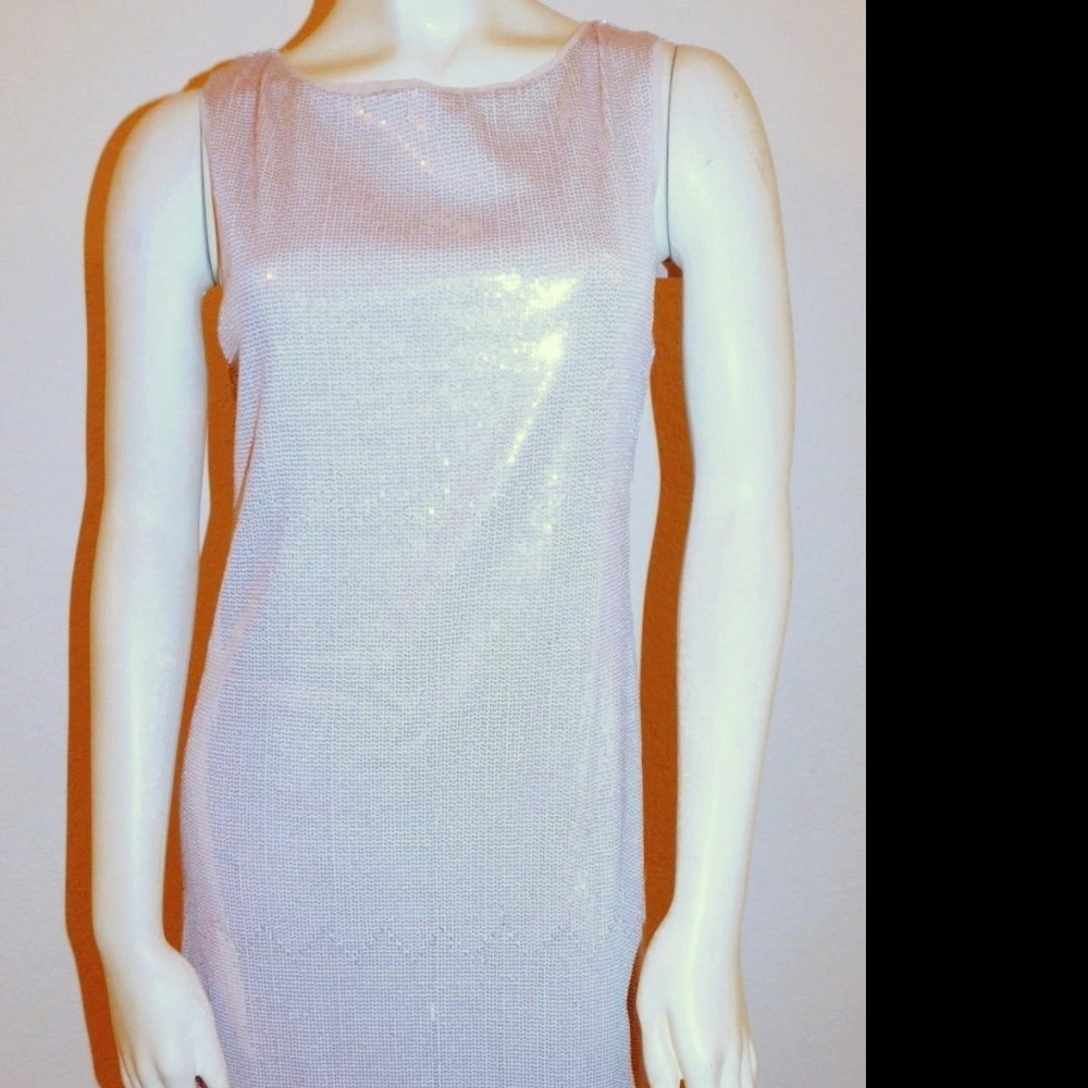 Medium Chelsea & Violet Sequin Beige Dress