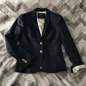 J. Crew Navy Schoolboy Blazer
