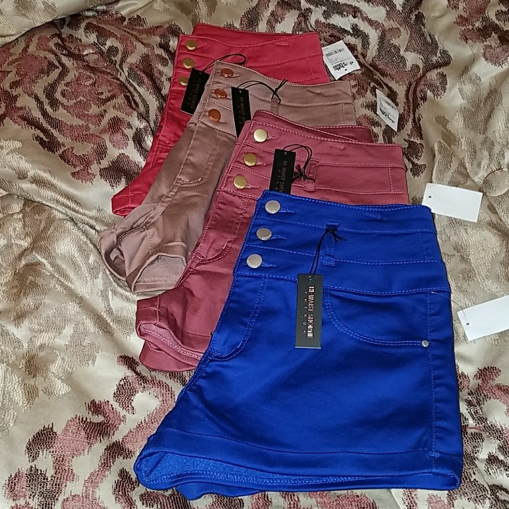 High waisted shorts