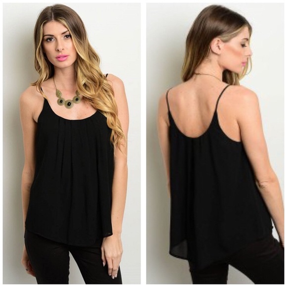 ★ Only 1 Left ★ Trendy Black Top - Picture 1 of 2