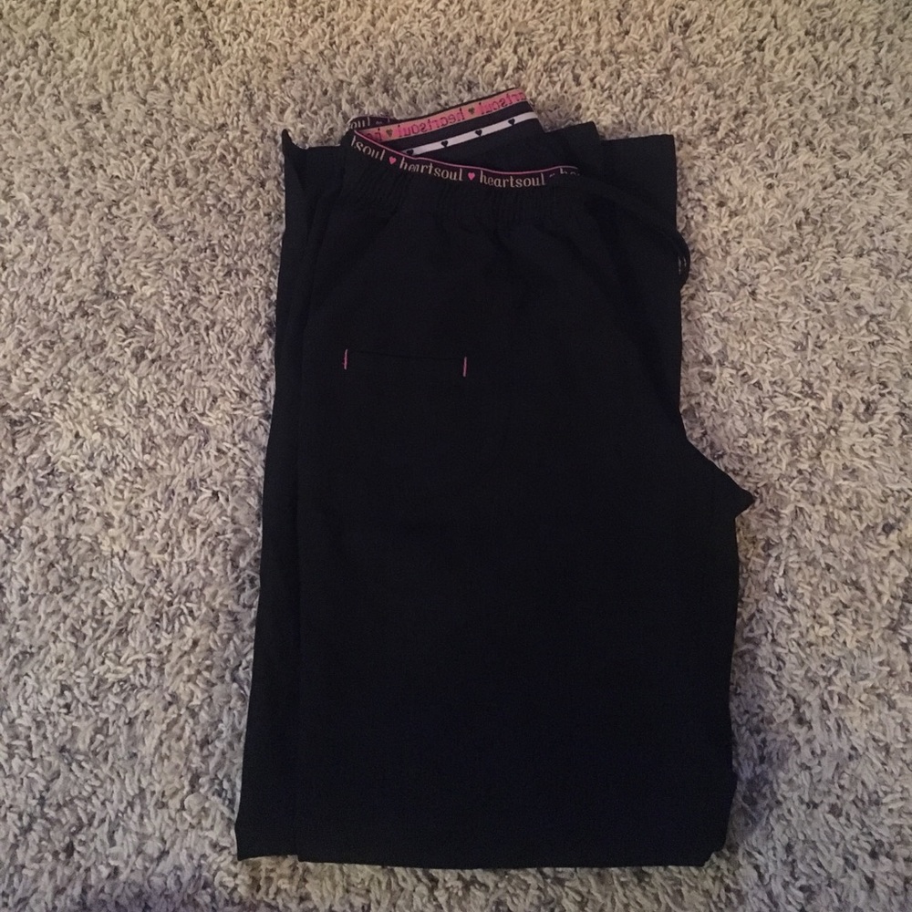 Petite small heart soul scrub bottoms