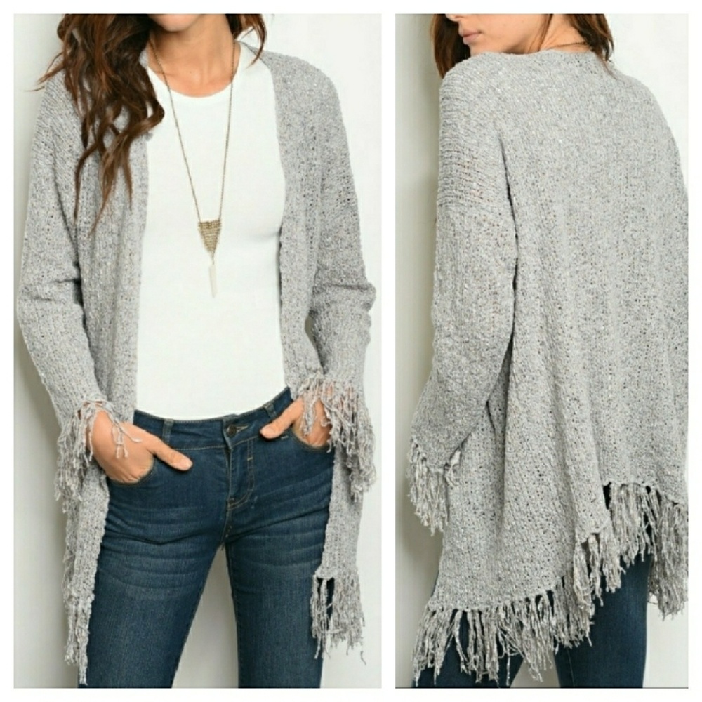 Cozy Cardigan w/ Fringe Detail