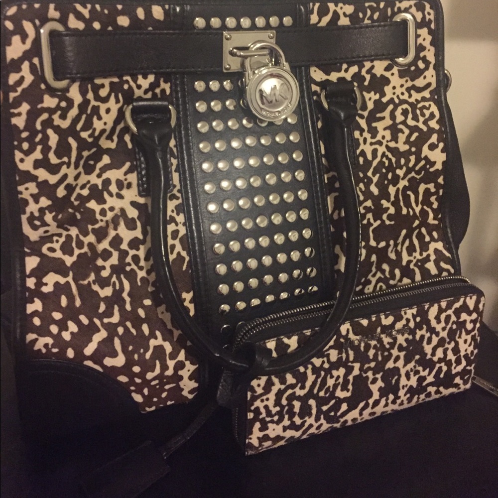 Michael Kors Calf Print Tote/wallet NOT included!!!