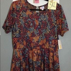 Lularoe 3XL Jacquard Amelia NWT