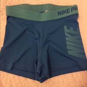 Nike Pro Blue Spandex