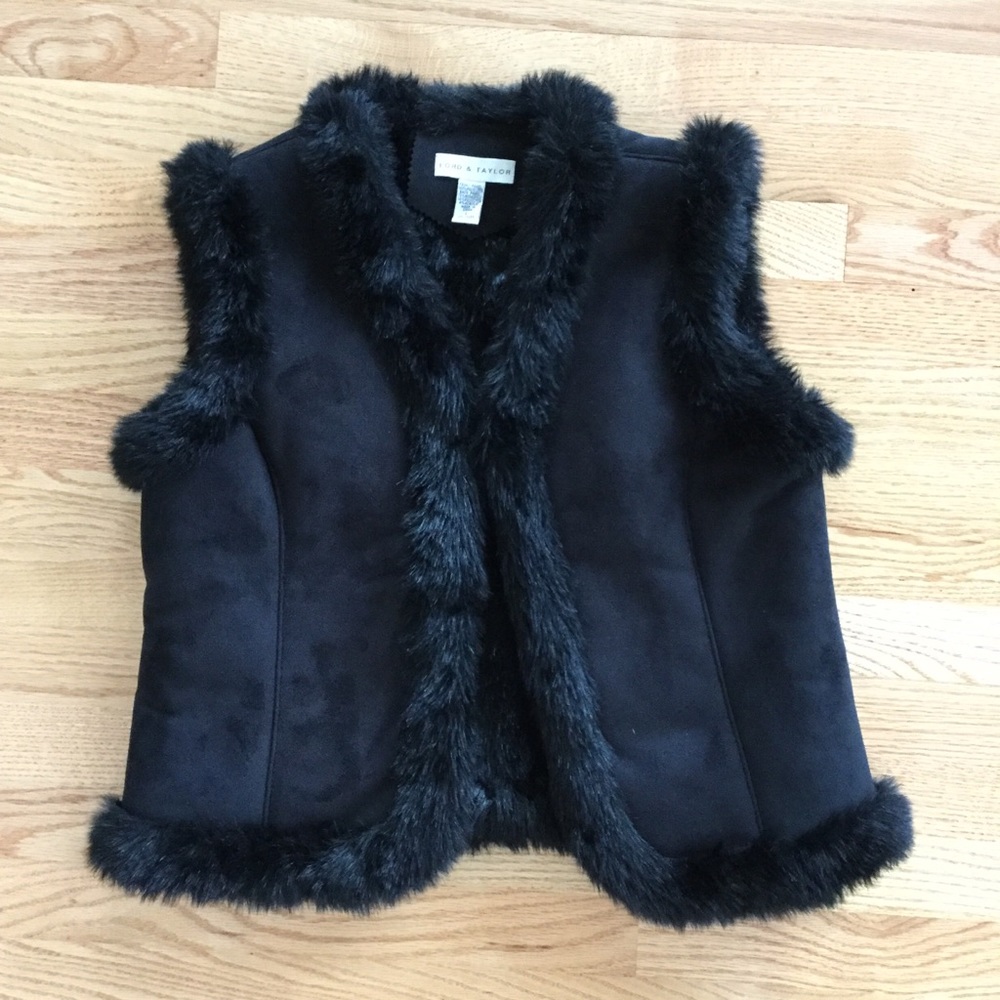 Lord & Taylor Faux Fur Vest