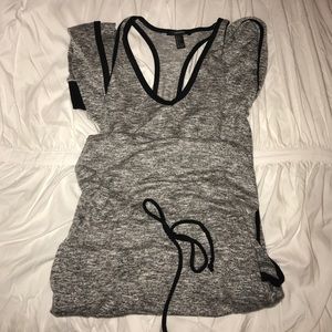 Grey and Black Casual Jumpsuit