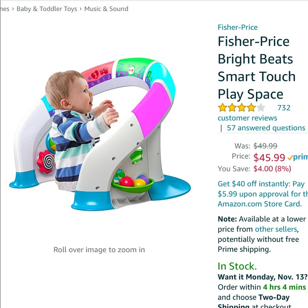 Fisher-Price smart touch play space