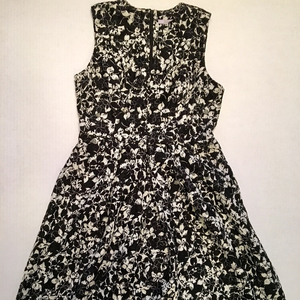 Luxe by Carmen Marc Valvo Sleeveless Lace Dress