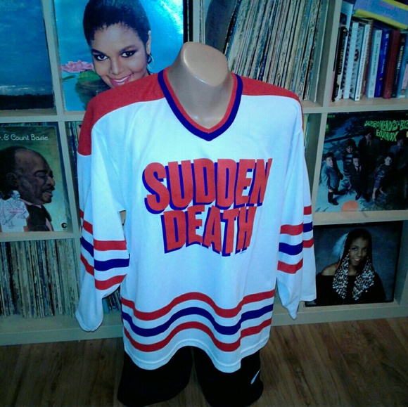 Vintage Jean Claude van damme sudden death jersey