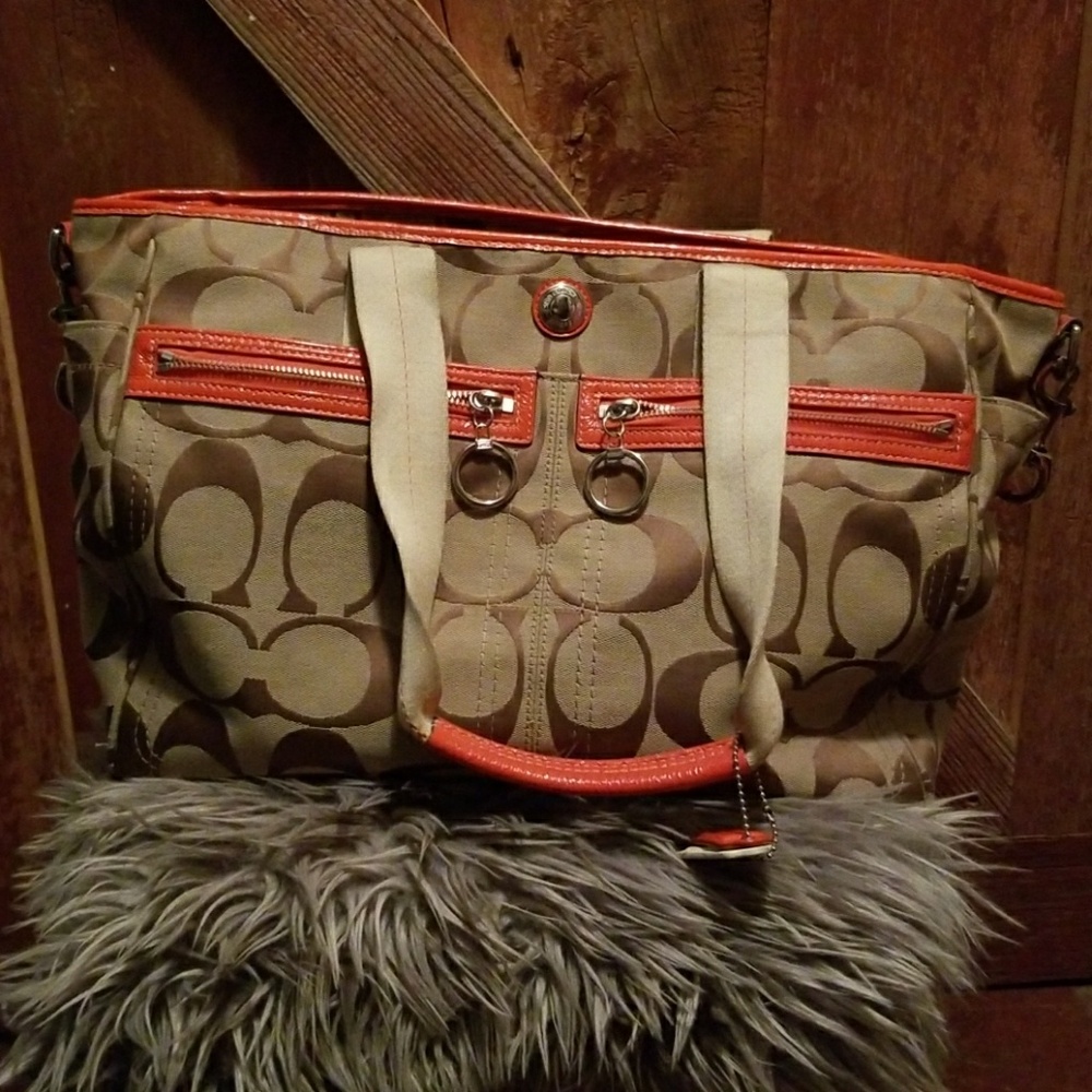 Coach diaper bag