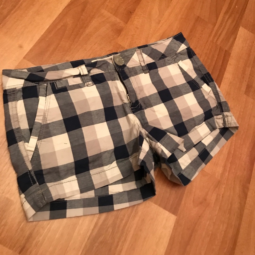 Plaid shorts