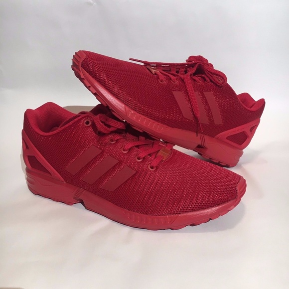 adidas Other - Adidas ZX Flux Torsion Tripple Red Running Shoe