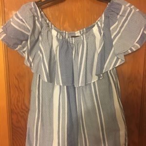Blue Ivanka Trump Cotton Shirt