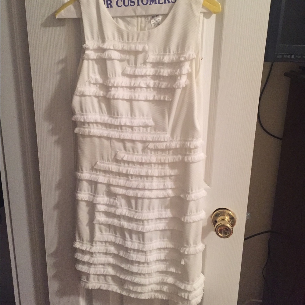 White cocktail dress