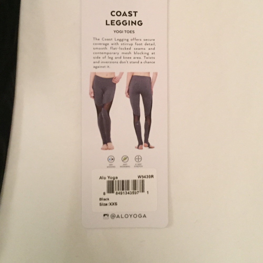 ALO YOGA COAST LEGGING XXS NWT - Picture 5 of 7