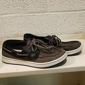 Boys Sperry Cupsole 2 Eye Boat Shoe - Size 1