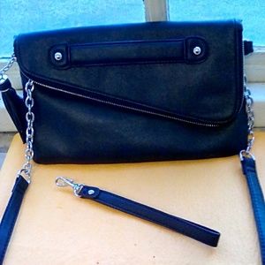 Apt. 9 Black clutch/cross-body bag - never used!
