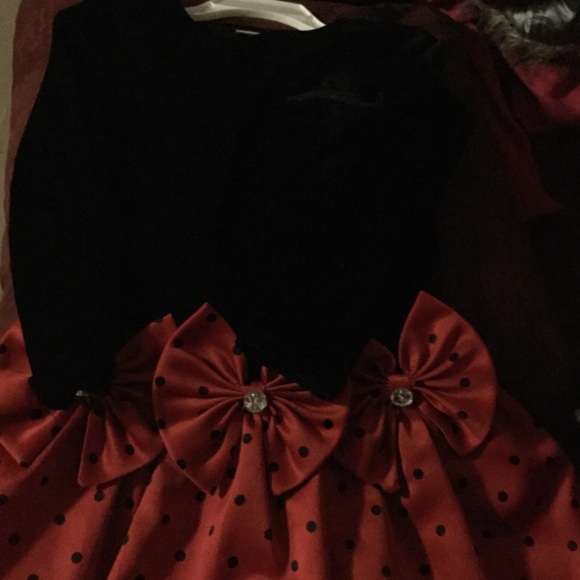 Bonnie n Jean Holiday Velvet Toddler Dress - Picture 1 of 7
