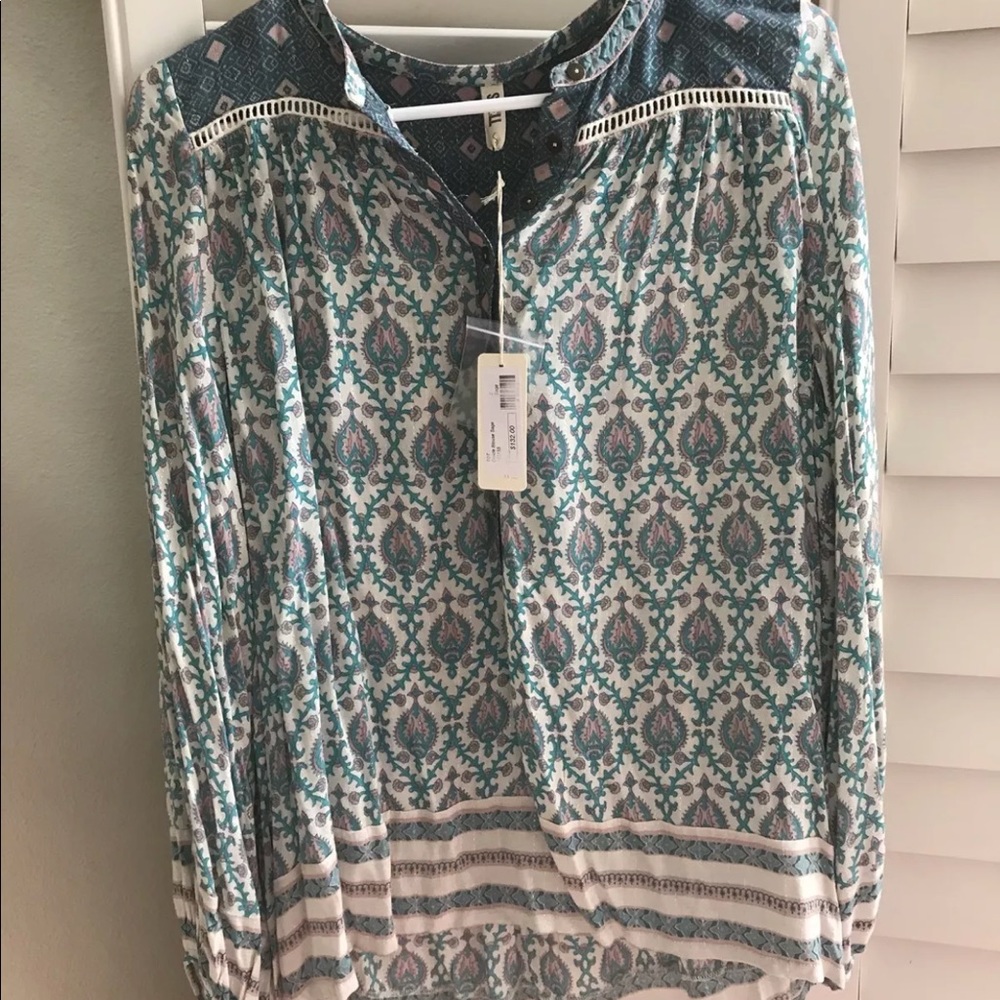 RESERVED Spell sage Oracle blouse small NWT