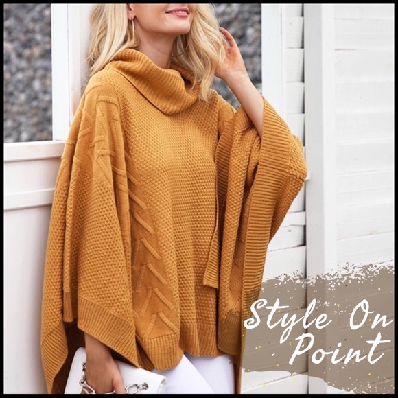 Boutique Sweaters - Keep Warm Poncho