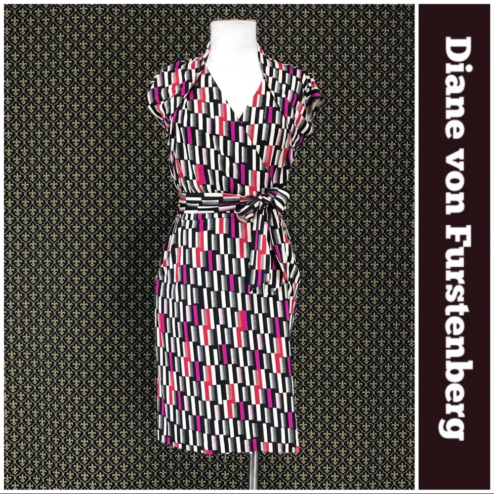 Diane von Furstenberg Silk Jersey Wrap Dress - Picture 1 of 7