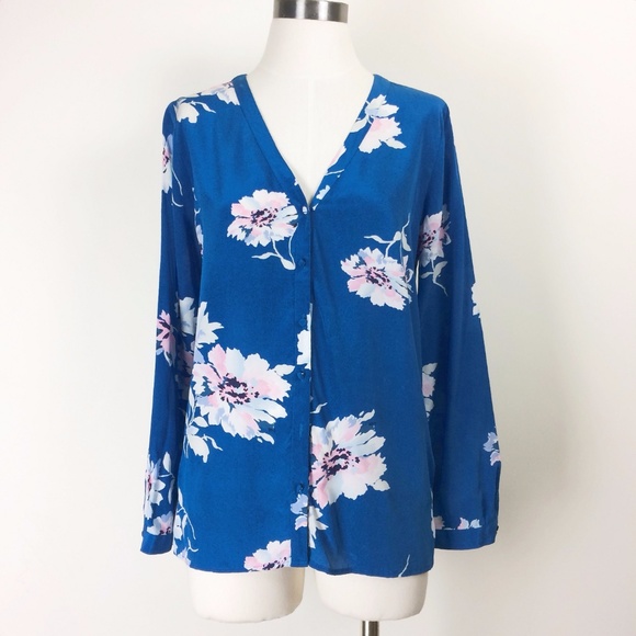 Joie silk blouse floral pattern - Picture 1 of 5
