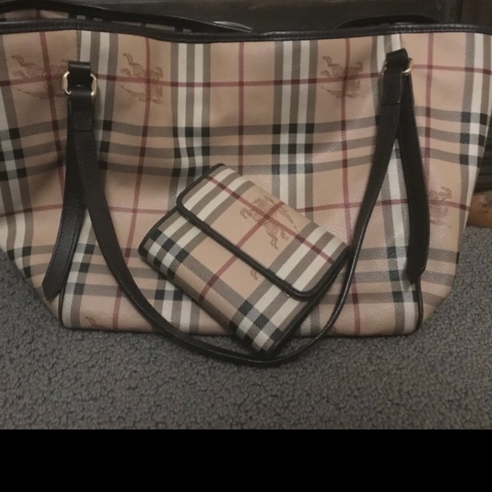Authentic Burberry medium tote