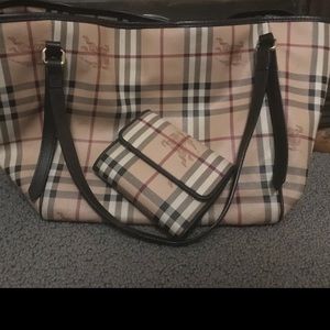Authentic Burberry medium tote