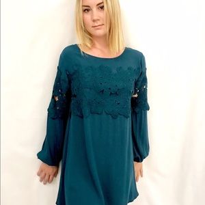 Teal dress for the holidays!