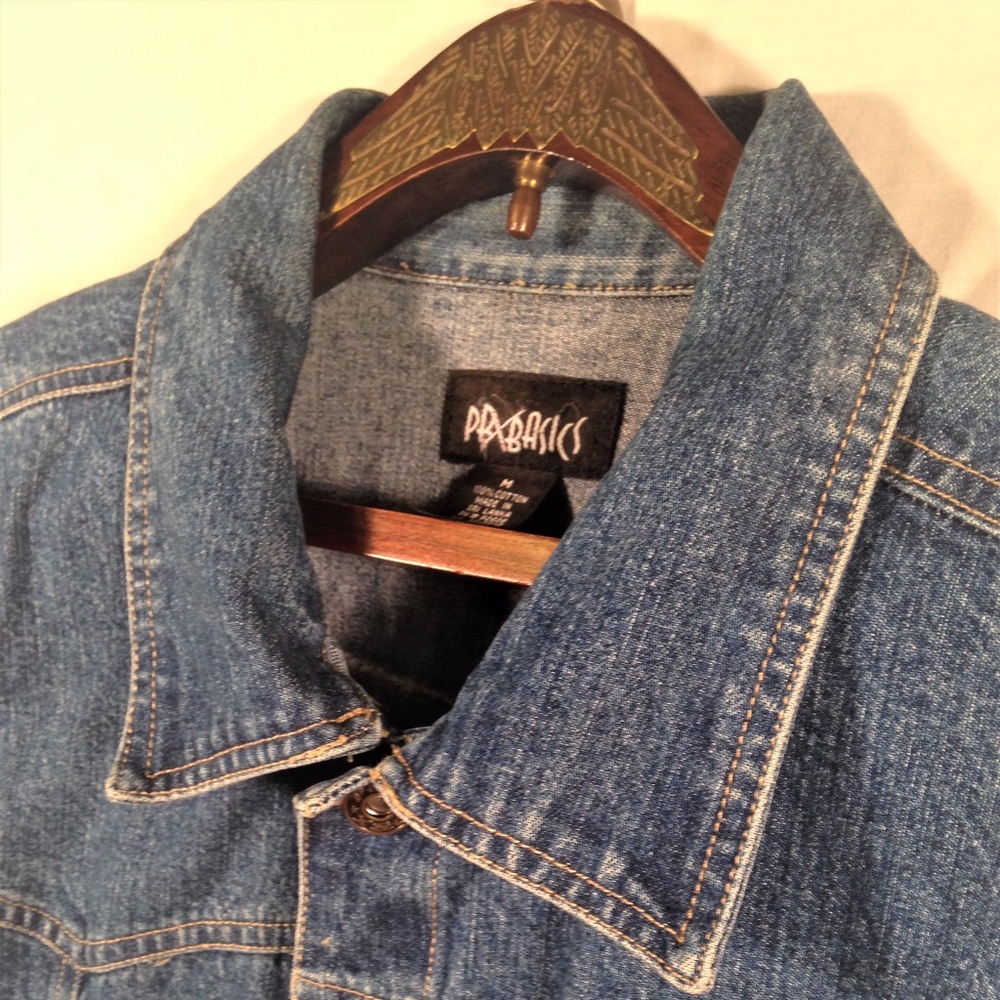 Pro Basic Artist Worn Button Down Jean Jacket
