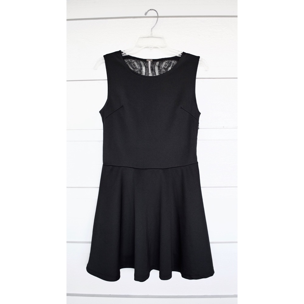 Skull Embroidered Skater Dress