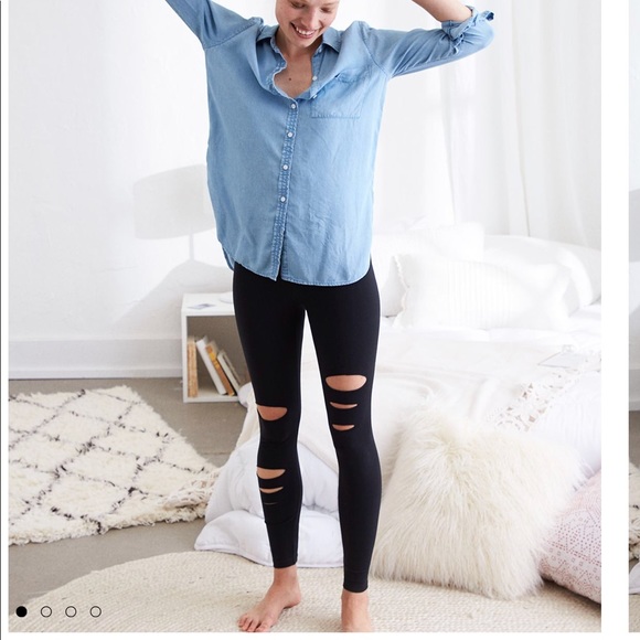 Aerie ripped leggings clearance