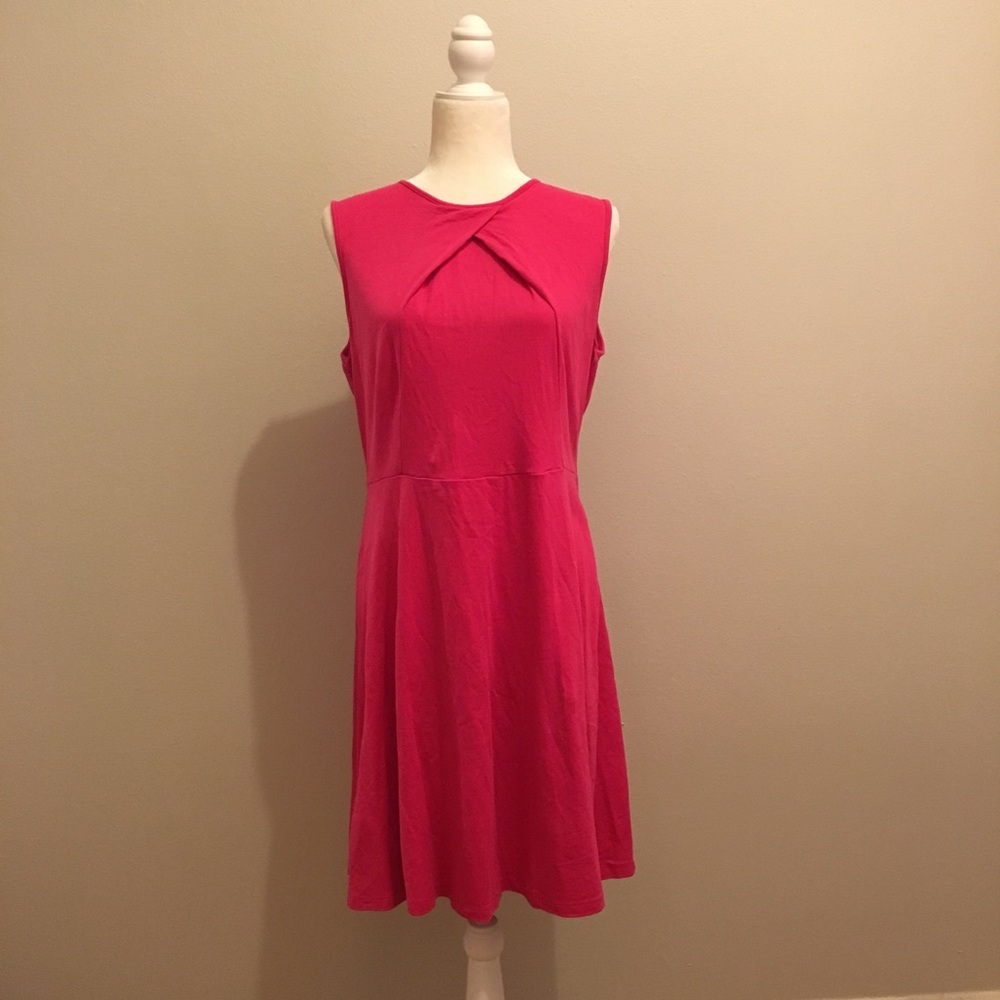 Pink Cross Front Dress