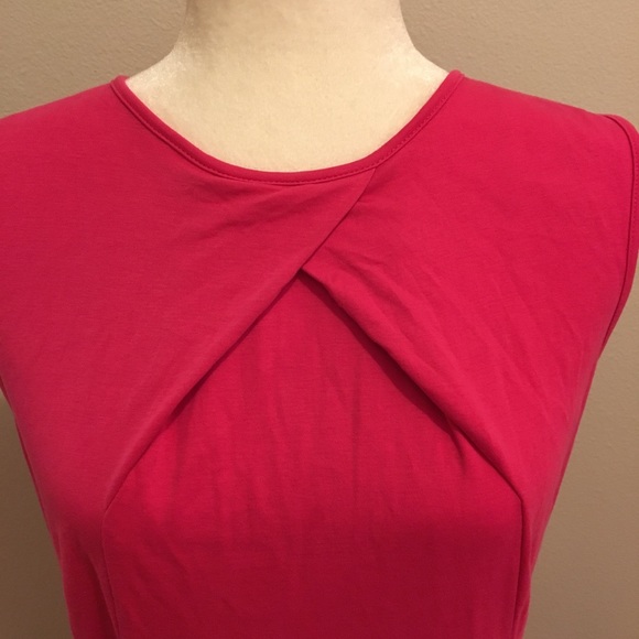 Pink Cross Front Dress - Picture 2 of 5