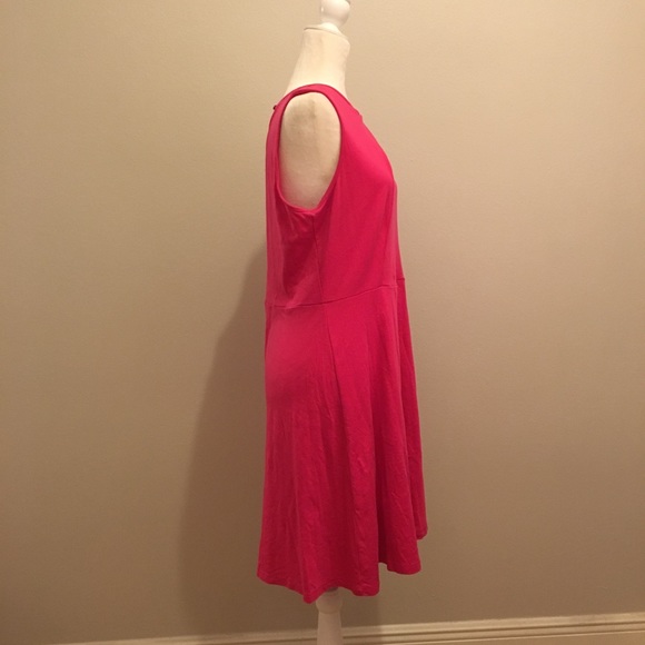 Pink Cross Front Dress - Picture 3 of 5