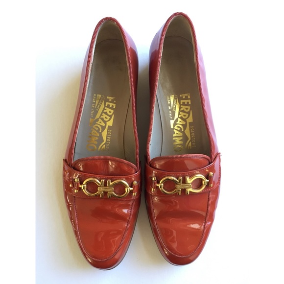 Salvatore Ferragamo Shoes - ⬇️  PRICE DROP! Ferragamo Red Patent Loafer Sz 5