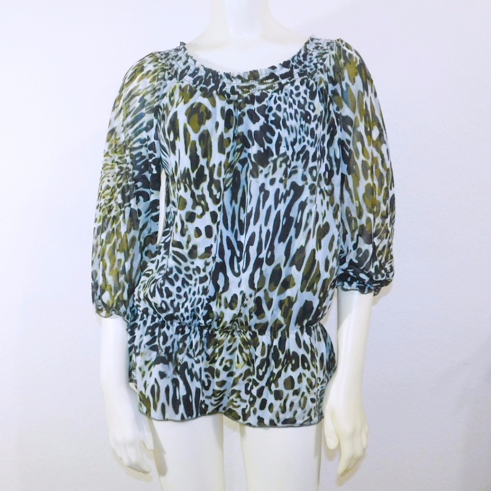 Small INC International Concepts Leopard Top