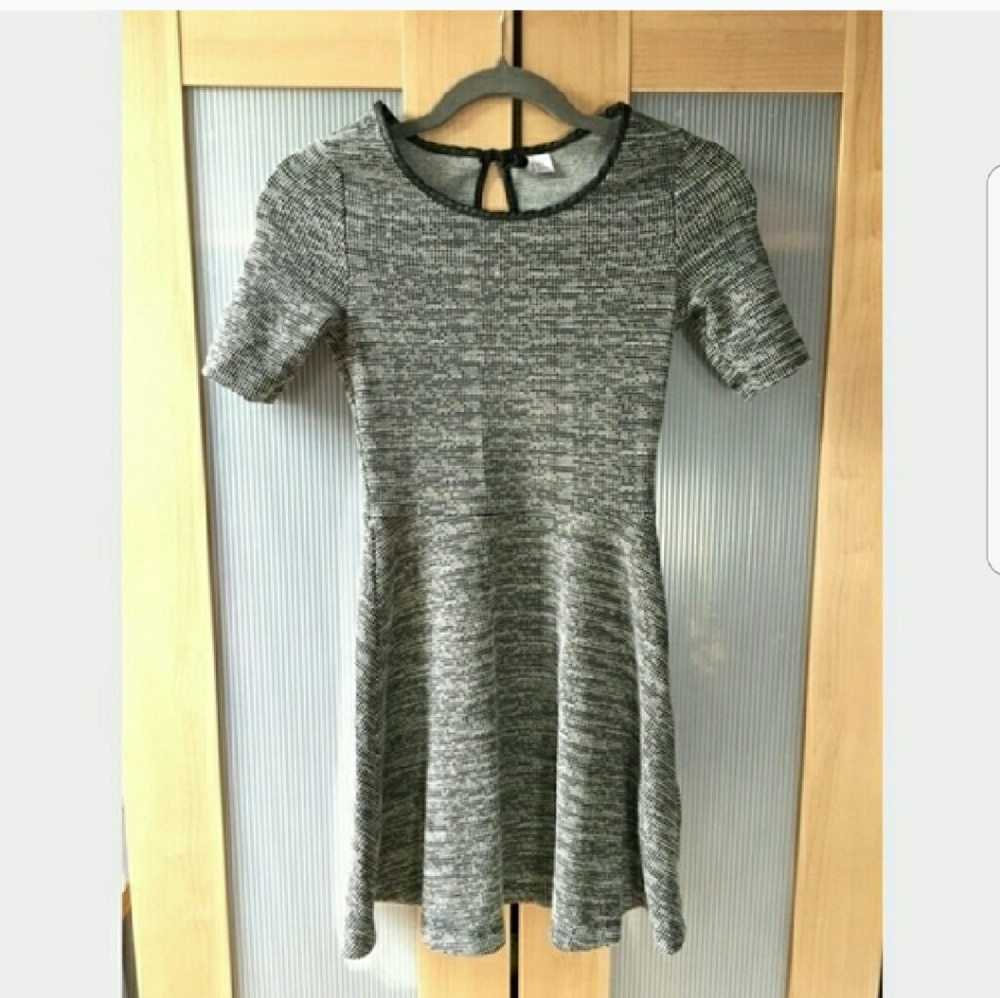 H&M textured skater dress
