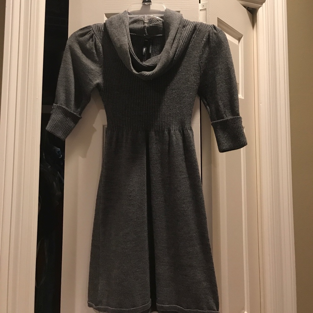 Grey Sweater Dress - Size S