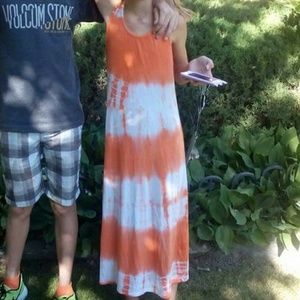 Girl's tie dyed summer dress