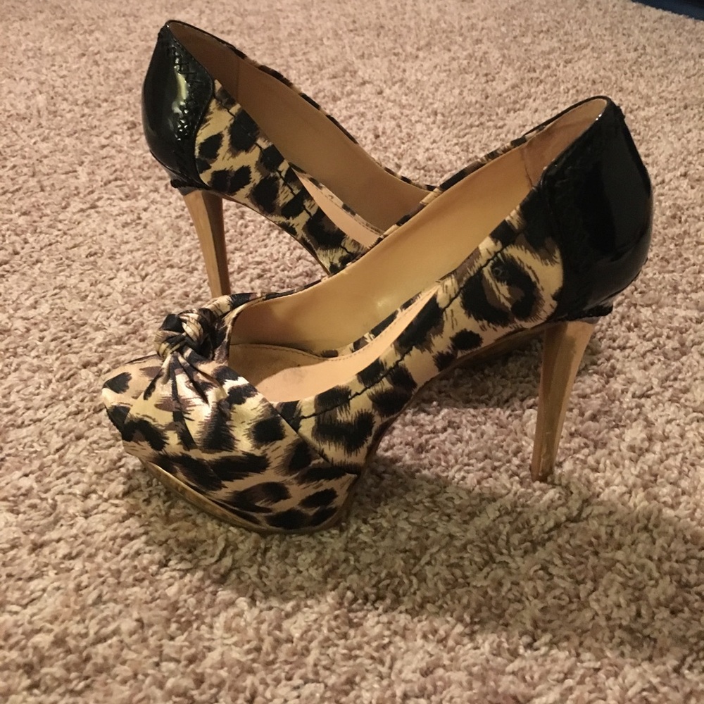 Gianni Bini Leopard Heels
