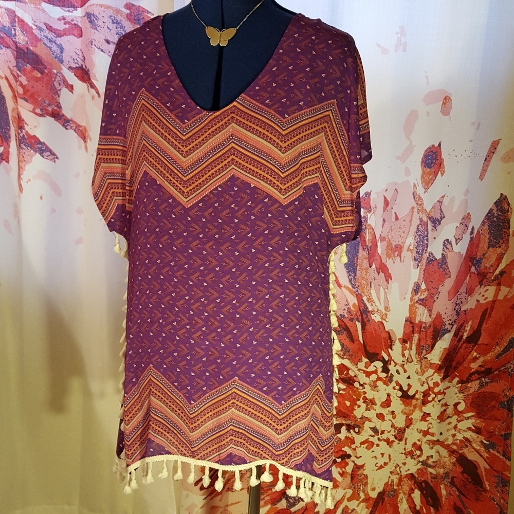 Purple and Pink Tunic